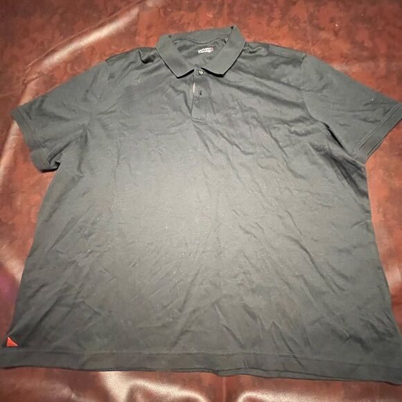 Untuckit black short sleeve‎ polo shirt, size XXX-Large - Picture 1 of 8